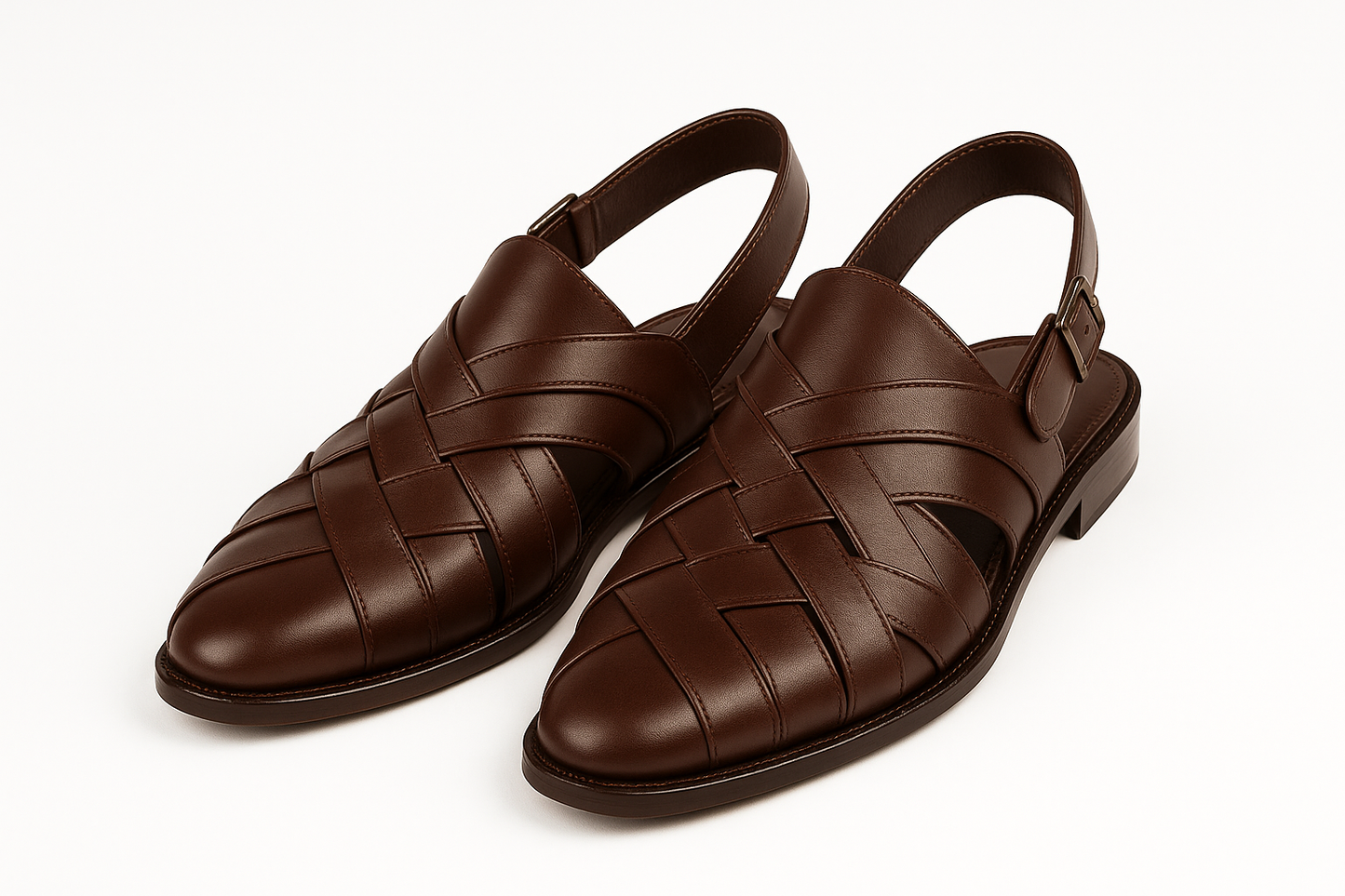 Qadam Kaptaan Chappal – Handcrafted Leather Peshawari Sandal