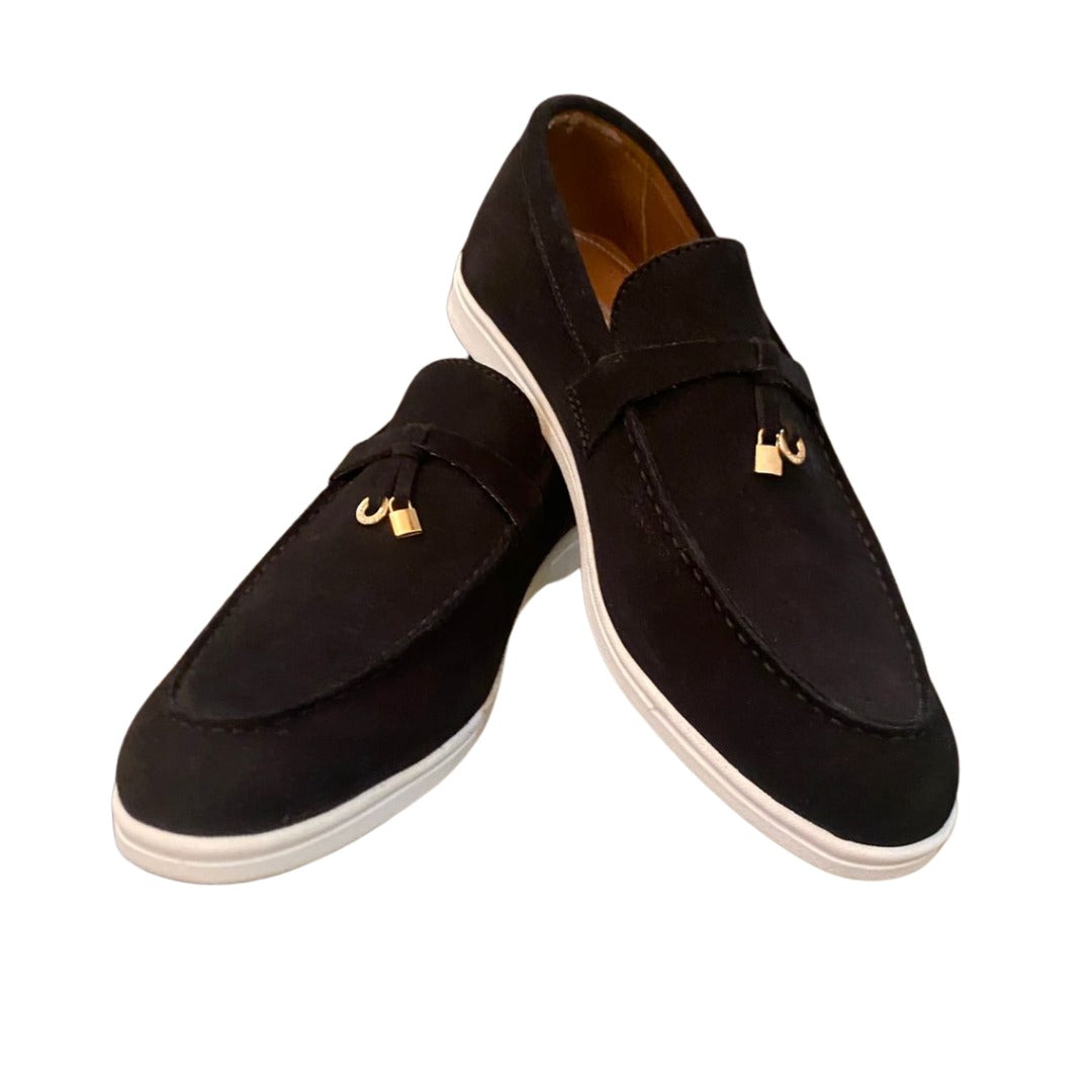 LUCA BLACK LEATHER SHOES