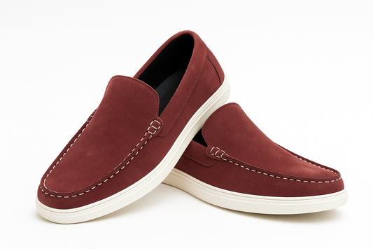 Qadam Aldo Suede Leather Loafers