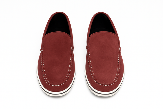 Qadam Aldo Suede Leather Loafers
