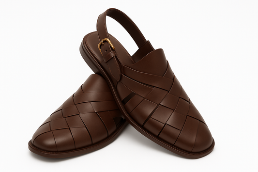 Qadam Kaptaan Chappal – Handcrafted Leather Peshawari Sandal